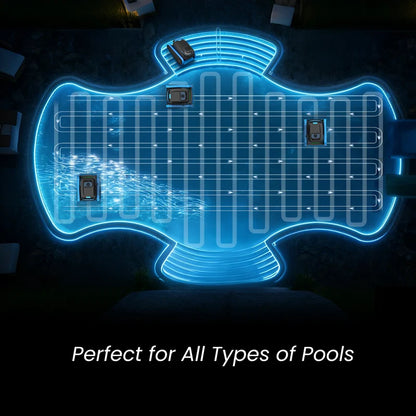 Cordless Robotic Pool Cleaner | Wall Climbing & App Control